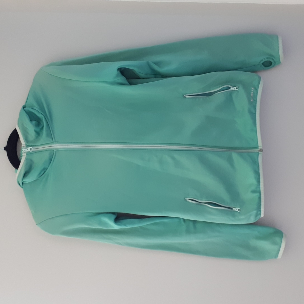 Fleecy minty green Merrell zip hoodie
